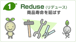 Reduse(リデュース)商品寿命を延ばす